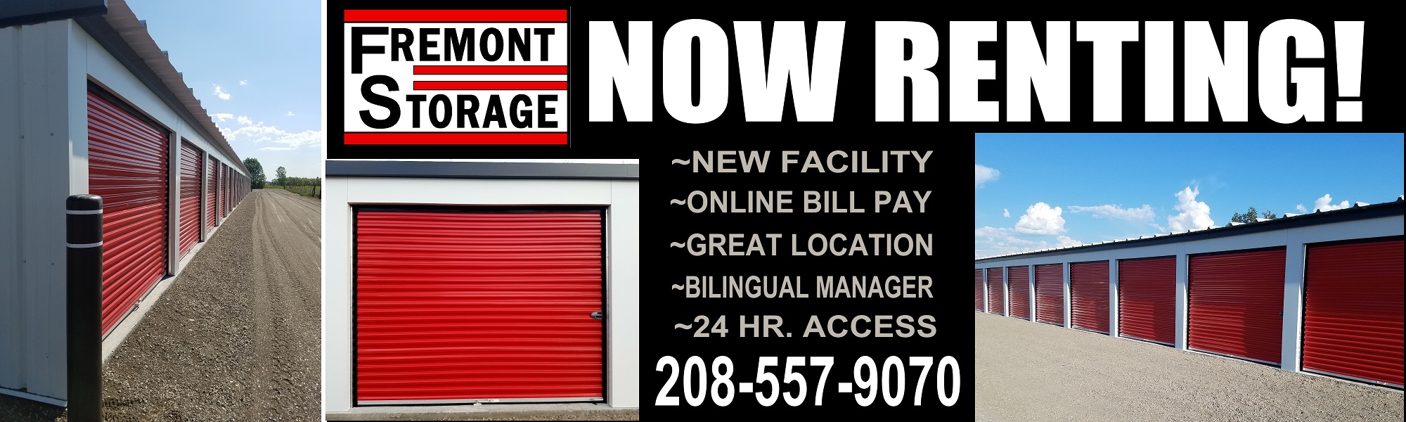 Fremont Storage 409 North 2400 East, Saint Anthony ID 83445 Self Storage